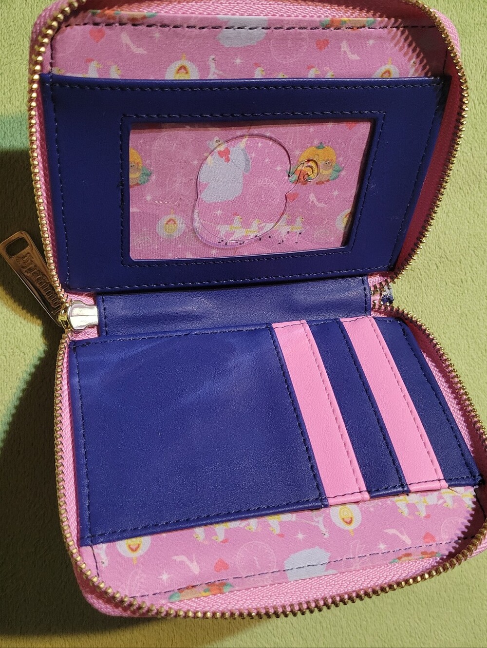 Disney Loungefly Cinderella Fairy Godmother Zipper Wallet Nwot - Picture 3 of 4